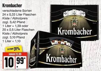 Edeka Frischemarkt Krombacher Angebot