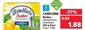 Kaufland Landliebe Butter Angebot