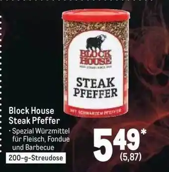 METRO Block House Steak Pfeffer Angebot