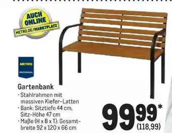 METRO Metro Professional Gartenbank Angebot