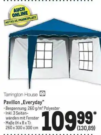 METRO Tarrington House Pavillon „everyday“ Angebot