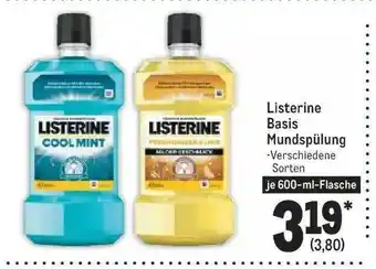 METRO Listerine Basis Mundspülung Angebot