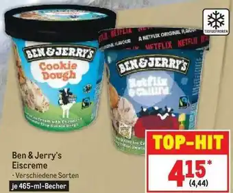 METRO Ben & Jerry's Eiscreme Angebot