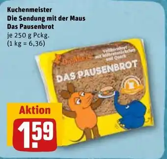 REWE Kuchenmeister Die Sendung mit der Maus Das Pausenbrot 250g Angebot