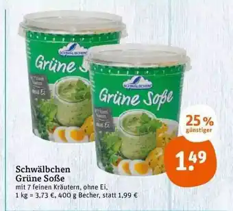 tegut Schwälbchen Grüne Soße Angebot