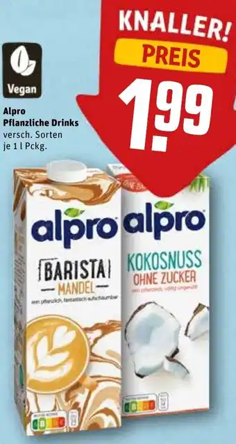 REWE Alpro Drinks 1L Angebot