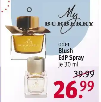 Rossmann Blush edp spray Angebot