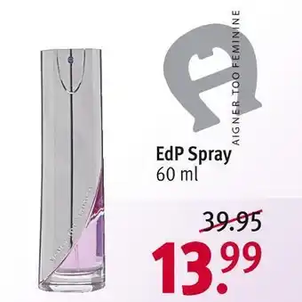 Rossmann Aigner too feeminine edp spray Angebot