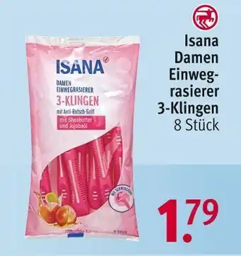 Rossmann Isana damen einwegrasierer 3-klingen Angebot