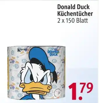 Rossmann Donald duck küchentücher Angebot