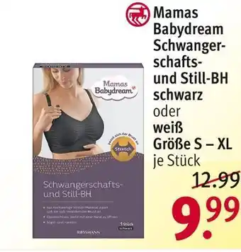 Rossmann Mamas babydream schwangerschafts- und still-bh Angebot