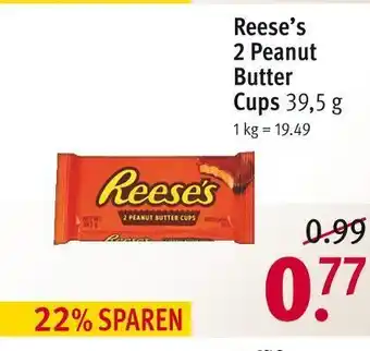 Rossmann Reese’s 2 peanut butter cups Angebot