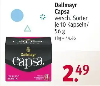 Rossmann Dallmayr capsa kaffee Angebot