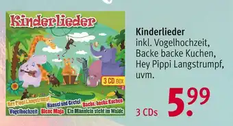 Rossmann Kinderlieder Angebot