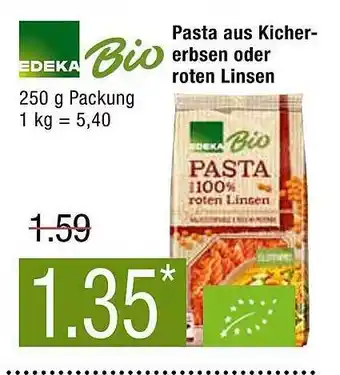 Marktkauf Edeka Bio Pasta Aus Kichererbsen Oder Roten Linsen Angebot