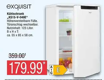 Marktkauf Exquisit Kühlschrank „ks15-v-040e“ Angebot