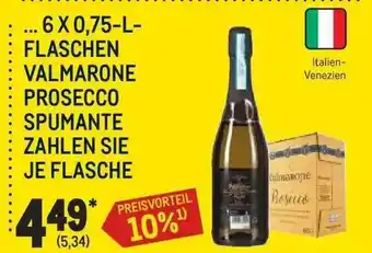 METRO Flaschen Valmarone Prosecco Spumante Angebot