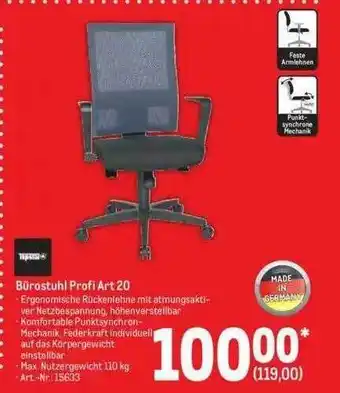 METRO Bürostuhl Profi Art 20 Angebot