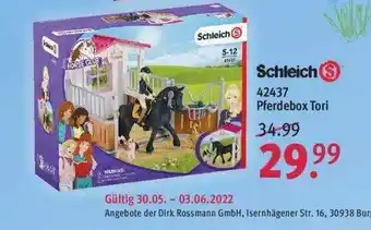 Rossmann Schleich 42437 Pferdebox Tori Angebot