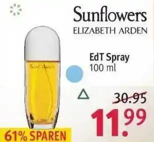 Rossmann Sunflowers Elizabeth Arden Edt Spray Angebot