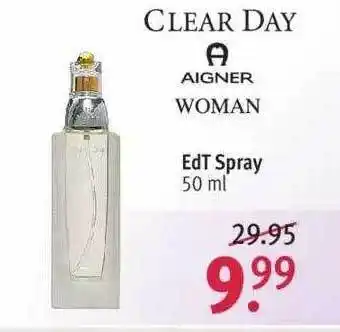 Rossmann Clear Day Aigner Woman EdT Spray Angebot