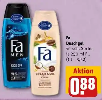 REWE Fa Duschgel 250ml Angebot