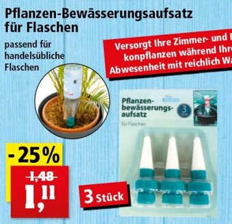 Thomas Philipps Pflanzen Bewässerungsaufsatz für Flaschen Angebot