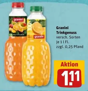 REWE Granini Trinkgenuss 1L Angebot