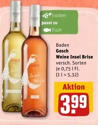 REWE Gosch Weine Insel Brise 750ml Angebot