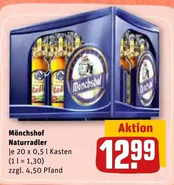 REWE Monchshof Naturradler 20*500ml Angebot