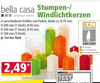 Norma Bella Casa Stumpen Windlichtkerzen Angebot