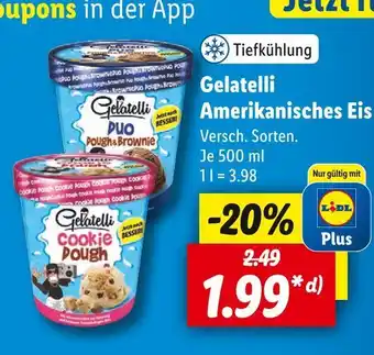 Lidl Gelatelli amerikanisches eis Angebot