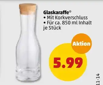 PENNY Glaskaraffe Angebot