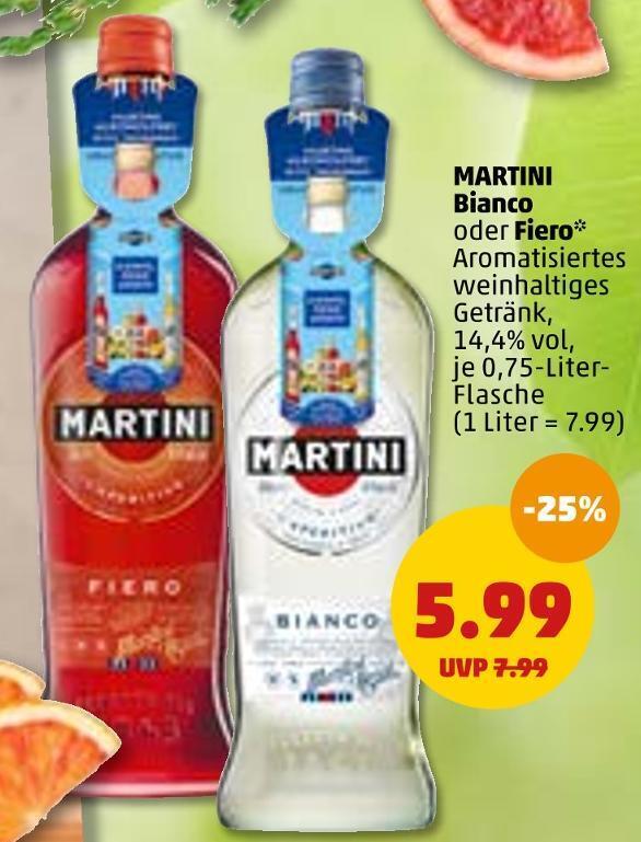 Martini aperitif Angebot bei PENNY
