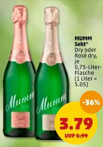 PENNY Mumm sekt Angebot