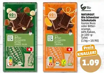 PENNY Naturgut bio schweizer schokolade Angebot