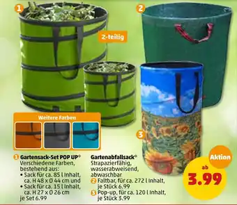 PENNY Gartensack-set pop up oder gartenabfallsack Angebot