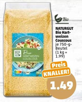 PENNY Naturgut bio hartweizen couscous Angebot