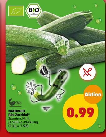 PENNY Naturgut bio-zucchini Angebot