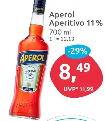 Budni Aperol aperitivo 11 % Angebot