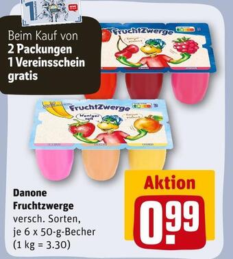 REWE Danone fruchtzwerge Angebot