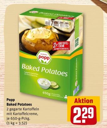 REWE Popp baked potatoes Angebot