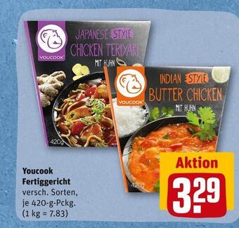 REWE Youcook fertiggericht Angebot