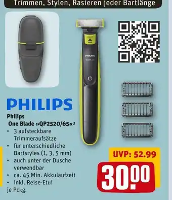 REWE Philips one blade qp2520/653 Angebot