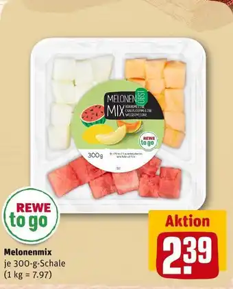 REWE Rewe to go melonenmix Angebot