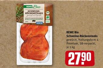 REWE Rewe bio schweine-rückensteaks Angebot