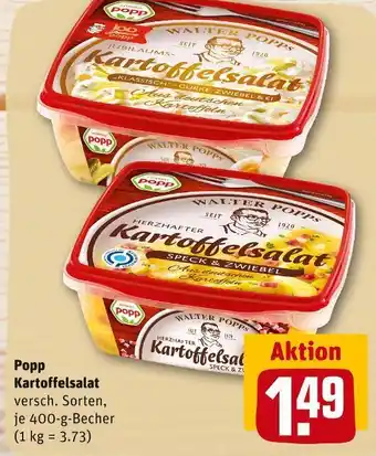 REWE Popp kartoffelsalat Angebot