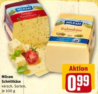 REWE Milram schnittkäse Angebot