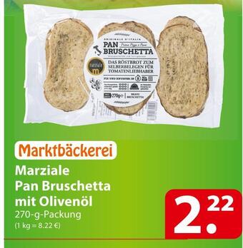 Famila Nord Ost Marziale pan bruschetta mit olivenöl Angebot
