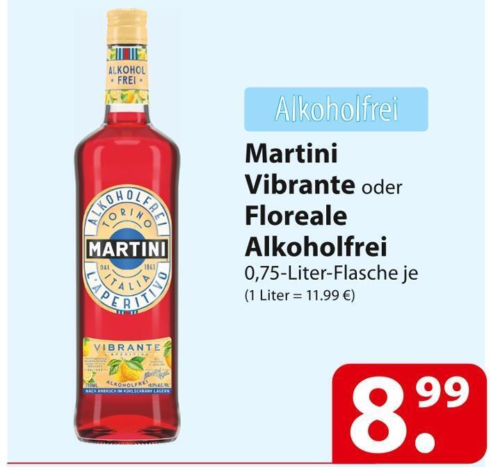Martini vibrante oder floreale alkoholfrei Angebot bei Famila Nord Ost